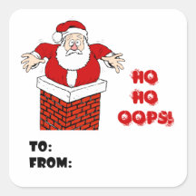 Santa Atrapada en Chimney Ho Oops!