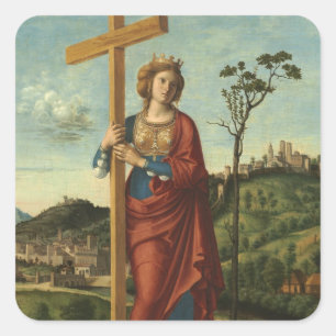 Pegatina Cuadrada Santa Elena - Cima da Conegliano