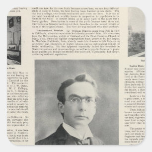 Pegatina Cuadrada Santa Rosa, California 3