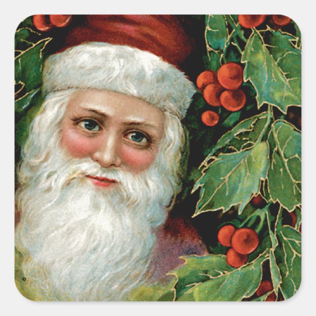 Pegatina Cuadrada Santa Victoriana (Anverso)