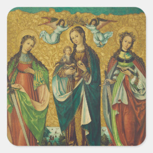 Pegatina Cuadrada Santas Perpetua y Felicidad