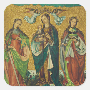 Pegatina Cuadrada Santas Perpetua y Felicidad
