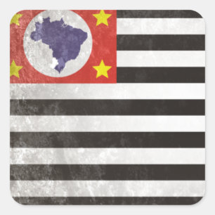 Pegatina Cuadrada Sao Paulo