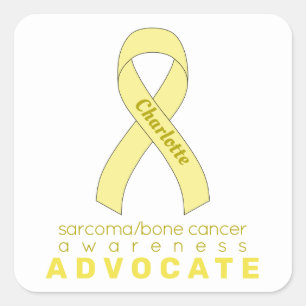 Pegatina Cuadrada Sarcoma/Pegatina de la Plaza Blanca defensor del c