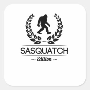 Pegatina Cuadrada Sasquatch Edition