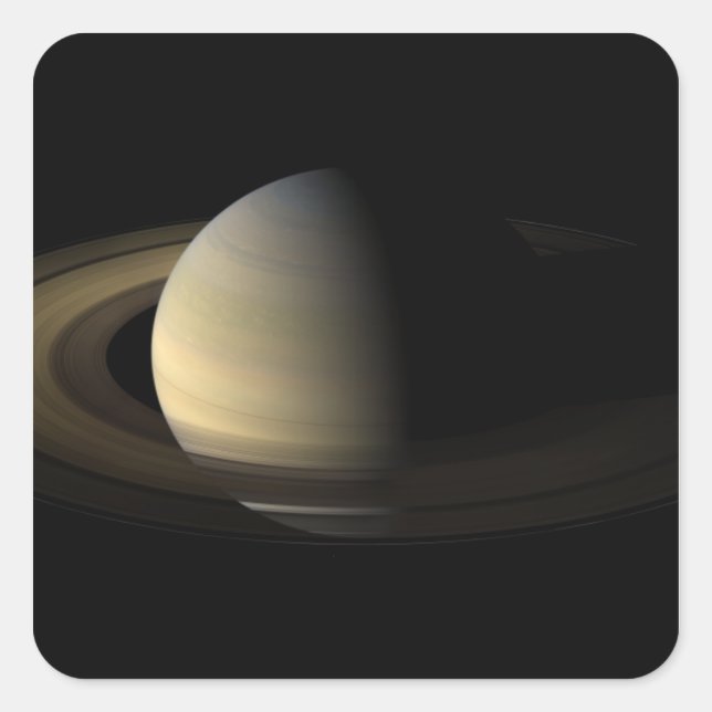 Pegatina Cuadrada Saturn Equinox (Anverso)