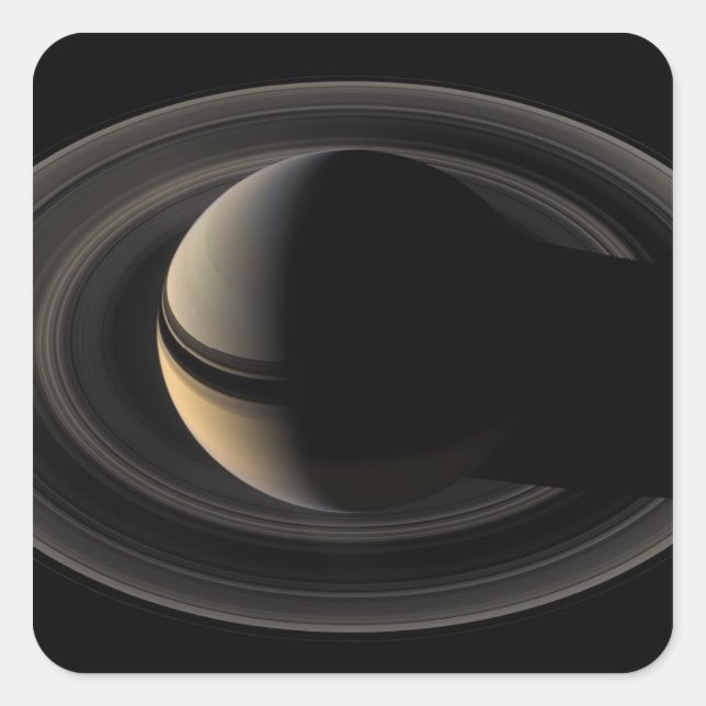 Pegatina Cuadrada Saturno 3 (Anverso)