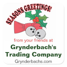 Sazons Greetings Jingle Bells y Holly