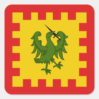 Pegatina Cuadrada SCA Saint Christina Populace Badge Square Sticker