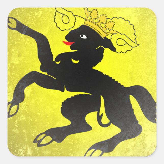 Pegatina Cuadrada Schaffhausen (Anverso)