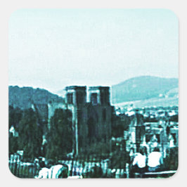 Pegatina Cuadrada Scotland Inverness Castle Art snap-38784 jGibney