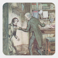 Scrooge y Bob Cratchit