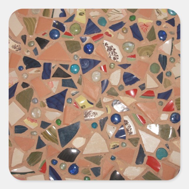 Pegatina Cuadrada ¡Se fueron a Pieces! (Anverso)