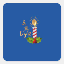 Pegatina Cuadrada Sé la luz