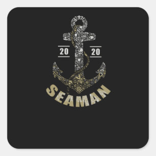 Pegatina Cuadrada Seaman 2020