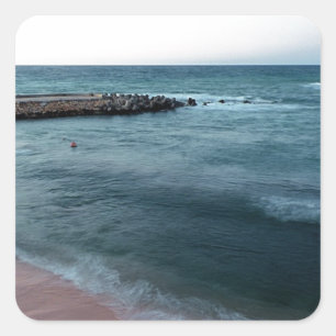 Pegatina Cuadrada Seascape