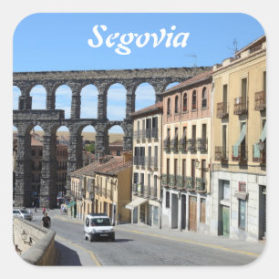 Pegatina Cuadrada Segovia (España)
