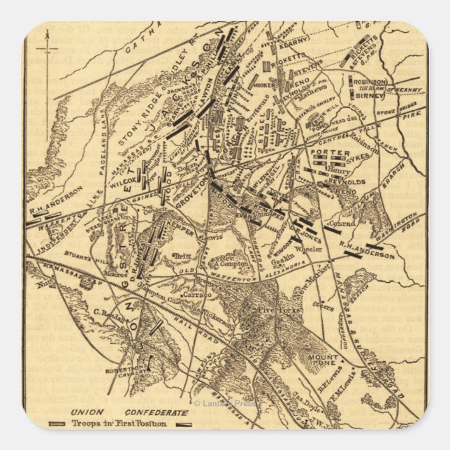 Pegatina Cuadrada Segunda batalla de toros 3 (Anverso)