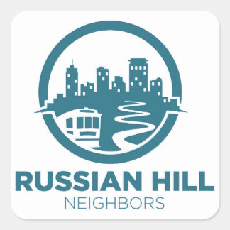 Pegatina Cuadrada ¡Sellado con orgullo de vecindario!