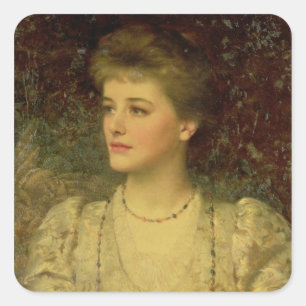 Pegatina Cuadrada Señora Palmer