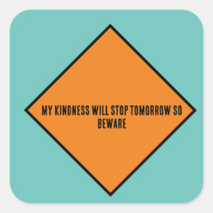 Pegatina Cuadrada Sensación de Pegatinas