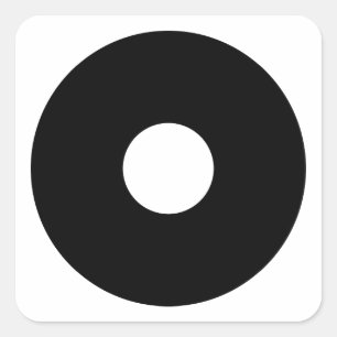 Pegatina Cuadrada Sentido de serpiente