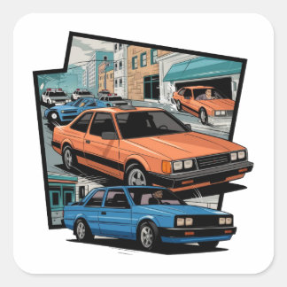 Pegatina Cuadrada Sentra