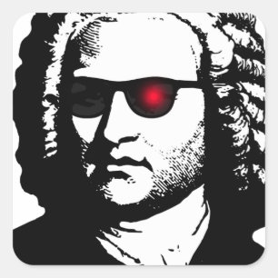 Pegatina Cuadrada Seré Bach