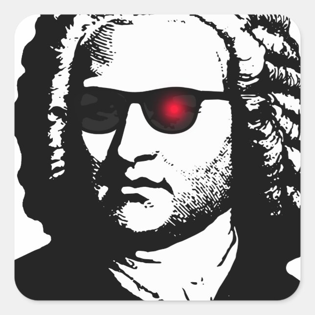 Pegatina Cuadrada Seré Bach (Anverso)