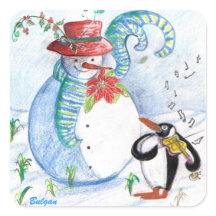 SERENADE INVIERNO DE SNOWMAN Y PENGUIN