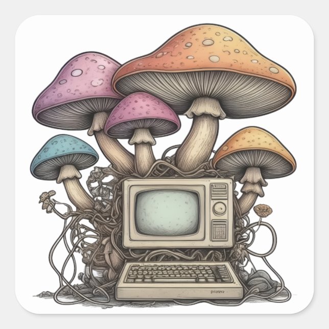 Pegatina Cuadrada Setas DOS (Anverso)