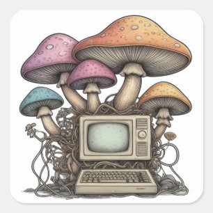 Pegatina Cuadrada Setas DOS