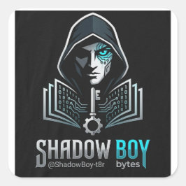 Pegatina Cuadrada shadowboy