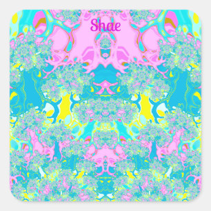 PEGATINA CUADRADA SHAE ~ PERFECCIÓN PASTEL ~