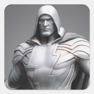 Pegatina Cuadrada Shazam
