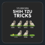 Pegatina Cuadrada Shih Tzu Lover | Divertido amor entre los tiros ch<br><div class="desc">Shih Tzu Lover | Divertido amor entre los tiros chiitas y los tuzu</div>