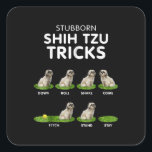 Pegatina Cuadrada Shih Tzu Lover | Divertido amor entre los tiros ch<br><div class="desc">Shih Tzu Lover | Divertido amor entre los tiros chiitas y los tuzu</div>