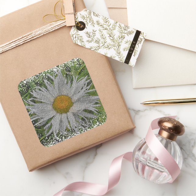 Pegatina Cuadrada Show Me A Daisy #1 (Regalar)