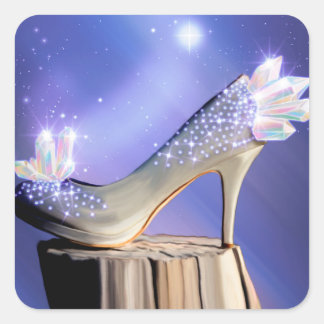 Pegatina Cuadrada Si El Zapato Se Ajusta