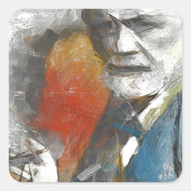 Pegatina Cuadrada Sigmund (Anverso)