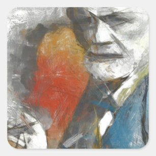 Pegatina Cuadrada Sigmund