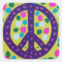 Signo de paz colorida