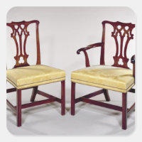 Sillones con respaldo entrelazado