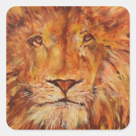 Pegatina Cuadrada Simba