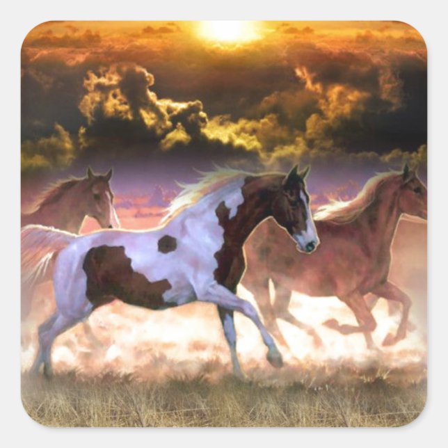 Pegatina Cuadrada Sin ejecución (Anverso)