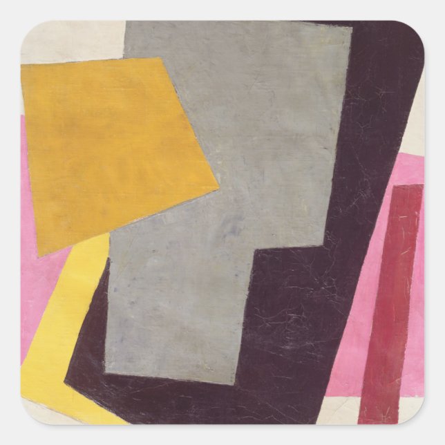 Pegatina Cuadrada Sin título (Anverso)