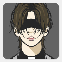 Pegatina Cuadrada sinful desire