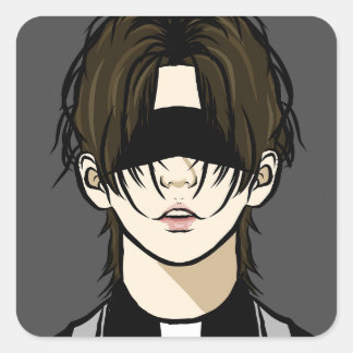 Pegatina Cuadrada sinful desire