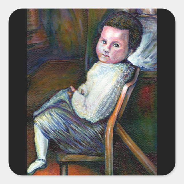 Pegatina Cuadrada Síntesis (Anverso)