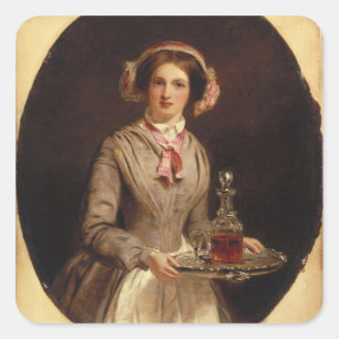 Pegatina Cuadrada ¿"Sir del jerez? ", 1853 (aceite en lona)
